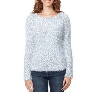 Buffalo David Bitton Sweater Womens Marled Knit Size Small Gray Lightweight